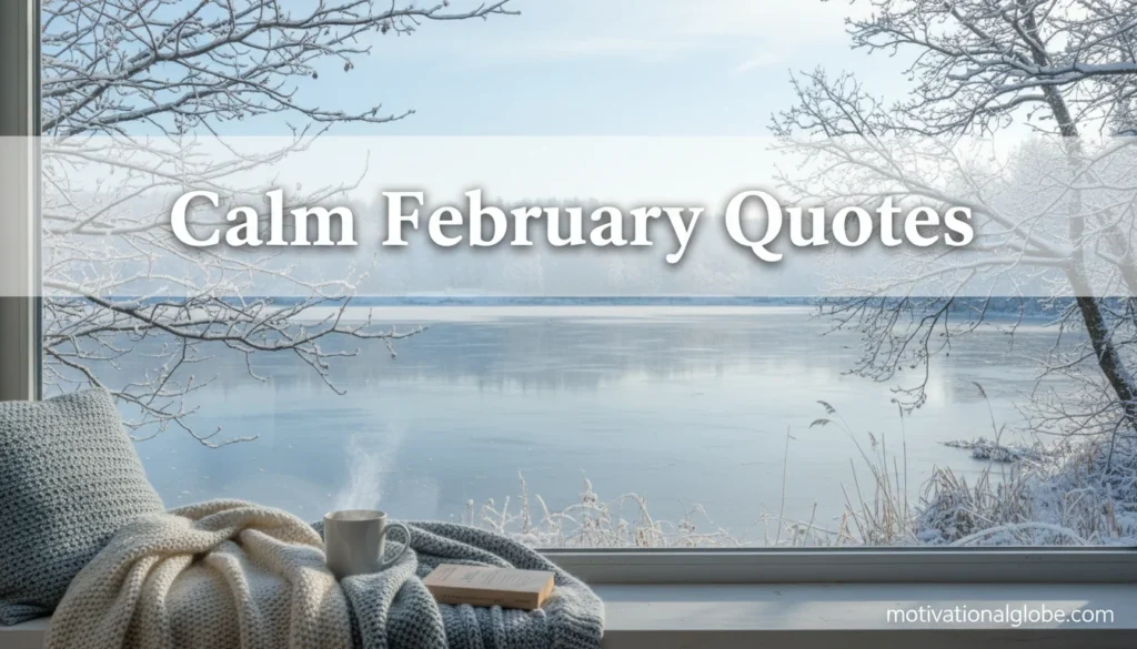 Calm February Quotes