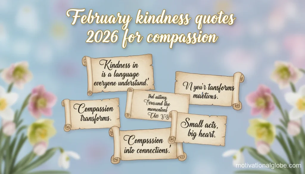February kindness quotes 2026 for compassion