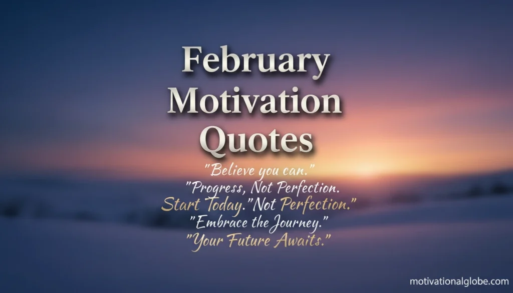 February Motivation Quotes
