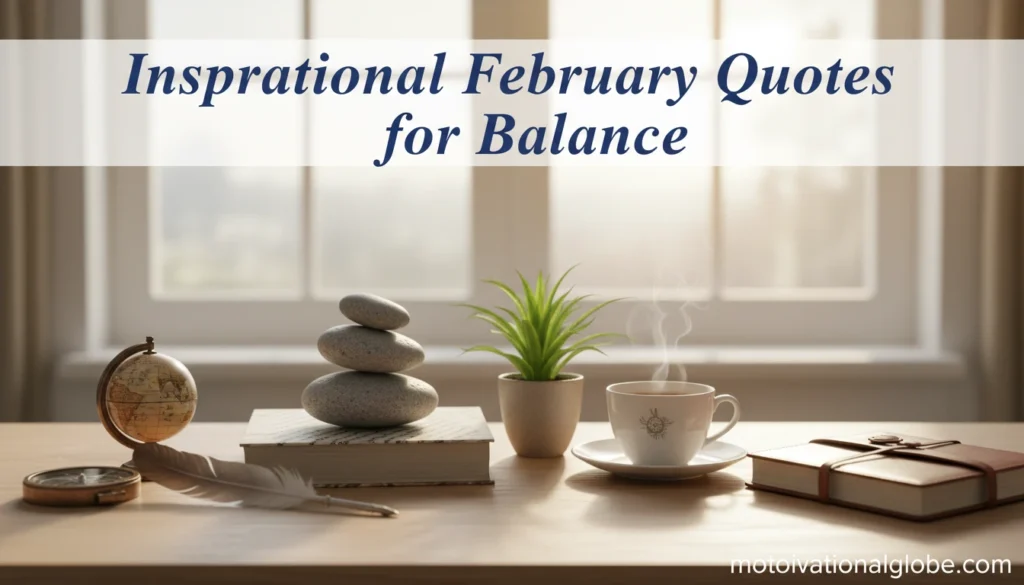 Inspirational February Quotes for Balance