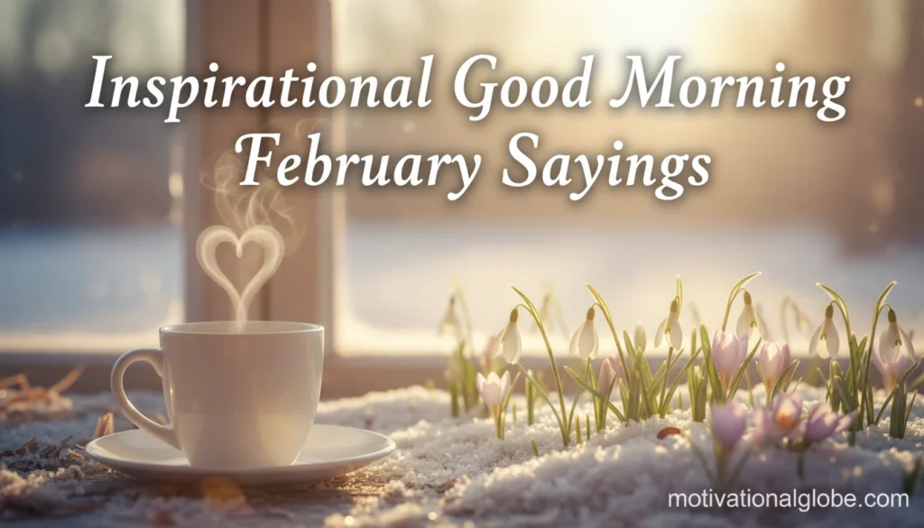 Inspirational Good Morning February Sayings