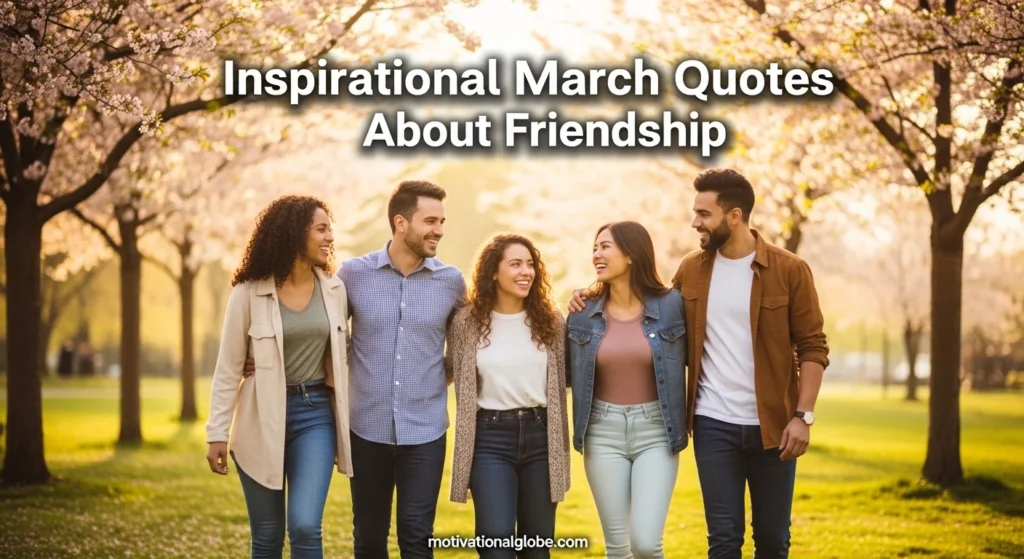 Inspirational March Quotes About Friendship