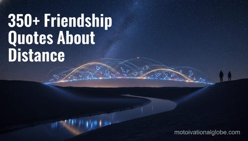 350+ Friendship Quotes About Distance
