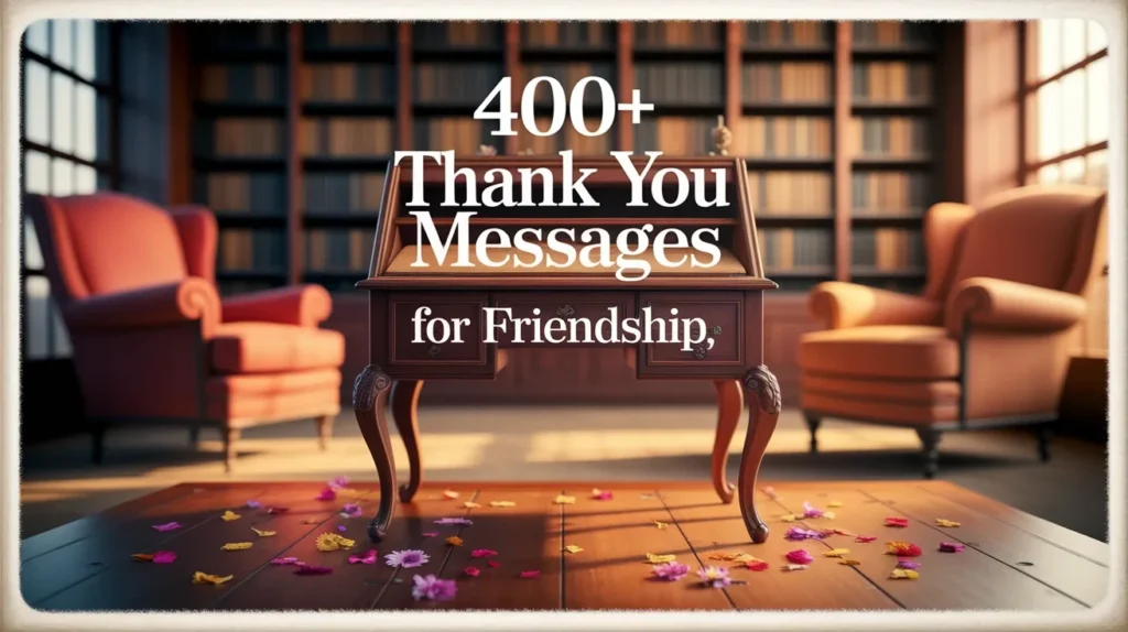 400+ Thank You Messages for Friendship