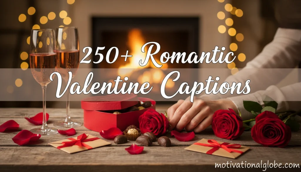250+ Romantic Valentine Captions