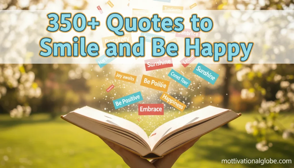 350+ Quotes to Smile and Be Happy