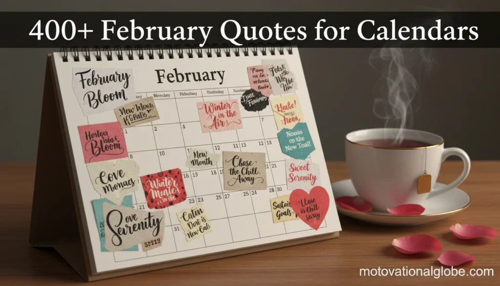 400+ February Quotes for Calendars