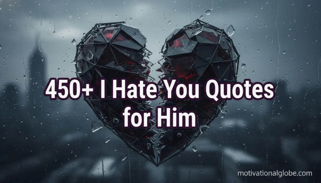 450+ I Hate You Quotes for Him