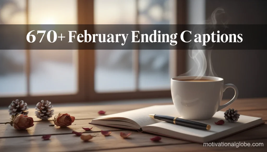 670+ February Ending Captions