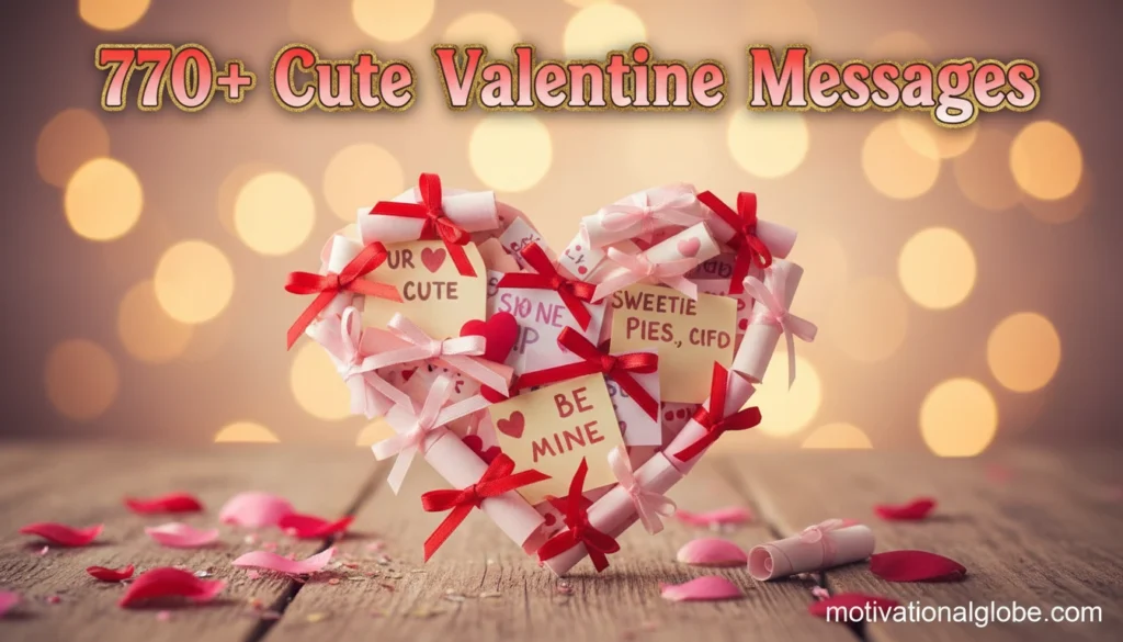 770+ Cute Valentine Messags