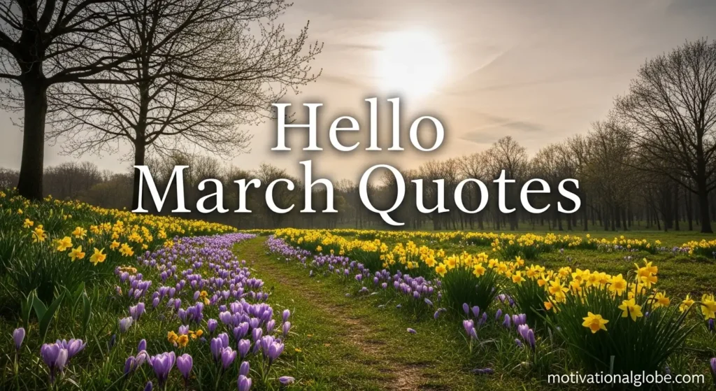 Hello March Quotes