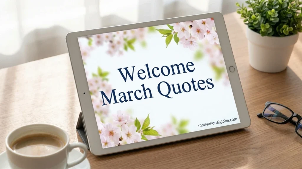 Welcome March Quotes