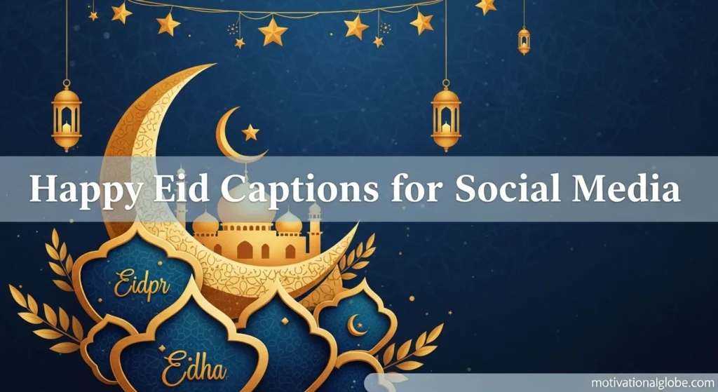 Happy Eid Captions for Social Media