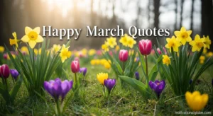 Happy March Quotes