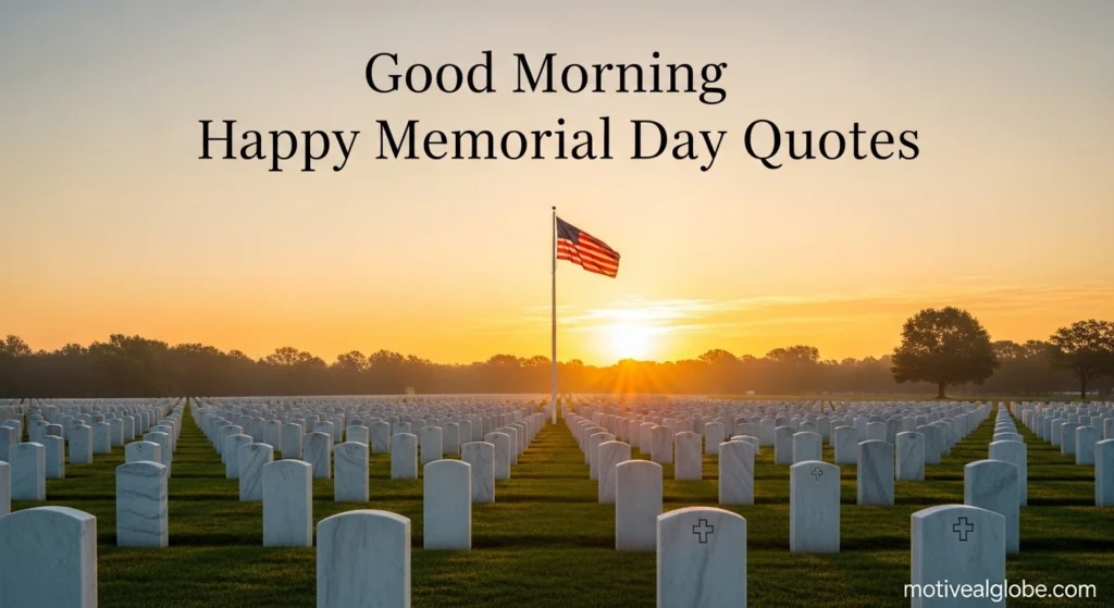 Good Morning Happy Memorial Day Quotes
