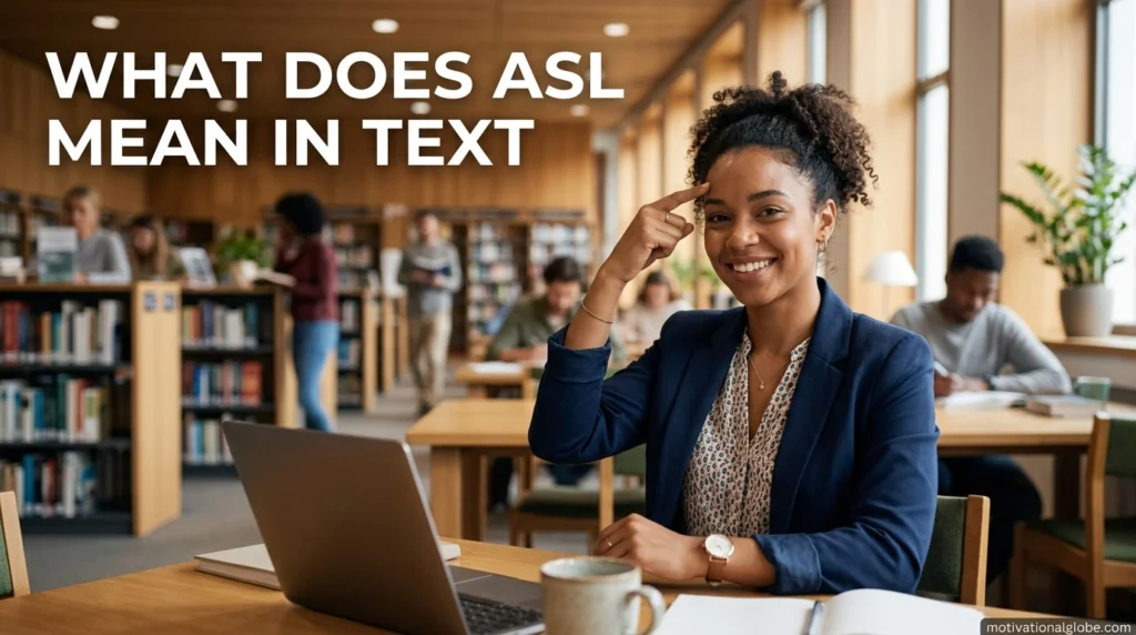 What Does ASL Mean in Text