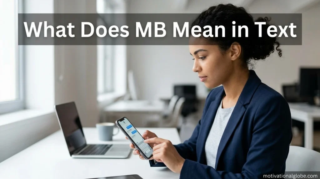 What Does MB Mean in Text