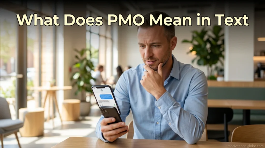 What Does PMO Mean in Text